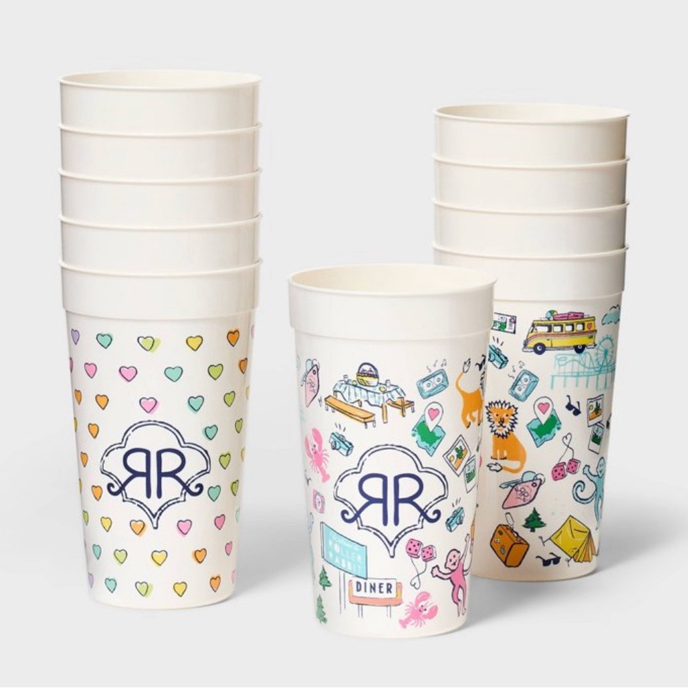 Roller Rabbit x Target souvenir cups 10 count